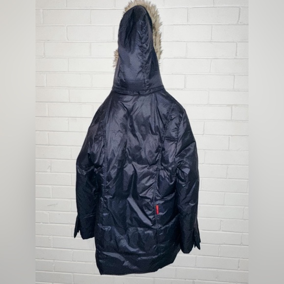 The M Coat - Maternity Down Winter Parka - sz LARGE w removable panel - Picture 10 of 10